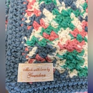 Handmade Crocheted Baby Blanket